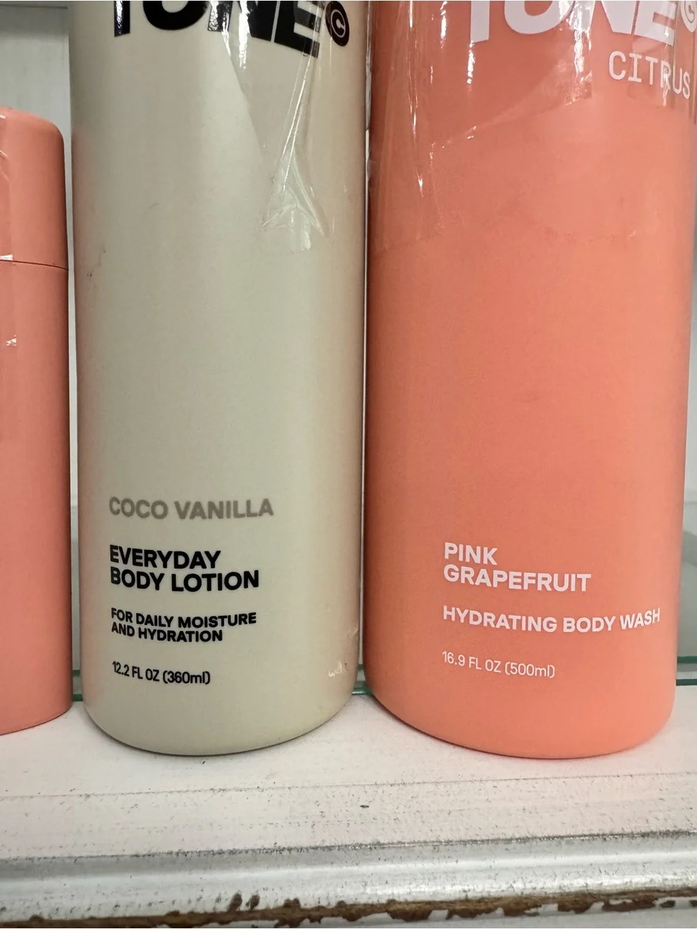 TONE Citrus Pink Grapefruit, Vanilla Set Body Wash Lotion Deodorant 3pc Bundle‎